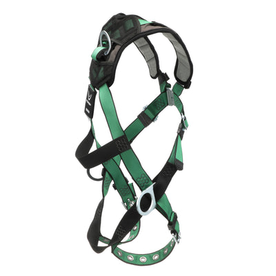 MSA V-FORM+ Harness w/Back & Side D-Rings - Tongue Buckle Leg Straps - Extra Large - 10206090