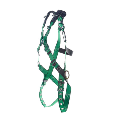 MSA V-FORM Harness w/Back, Front, Side & Shoulder D-Rings - Tongue Buckle Leg Straps Quick Connect Chest Buckle - Extra Large - 10206075