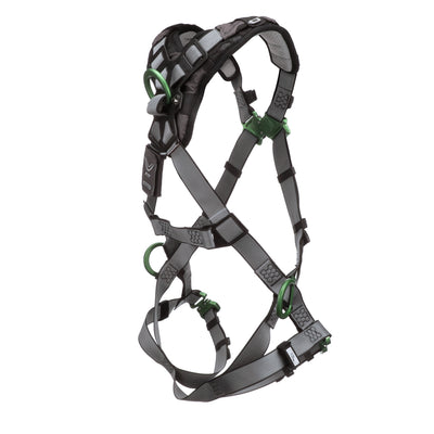 MSA V-FIT Harness w/Back & Side D-Rings - Quick-Connect Leg Straps - Shoulder Padding - Standard - 10194873