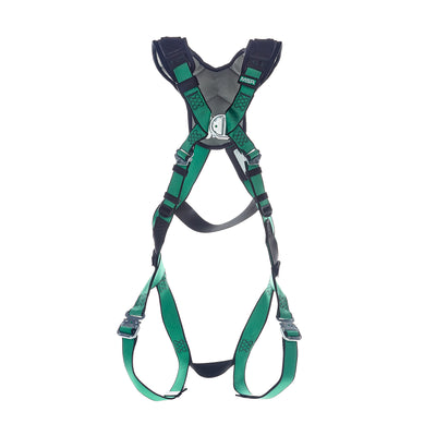 MSA V-FORM+ Harness w/Back & Front D-Rings - Quick Connect Leg Straps - Standard - 10206109