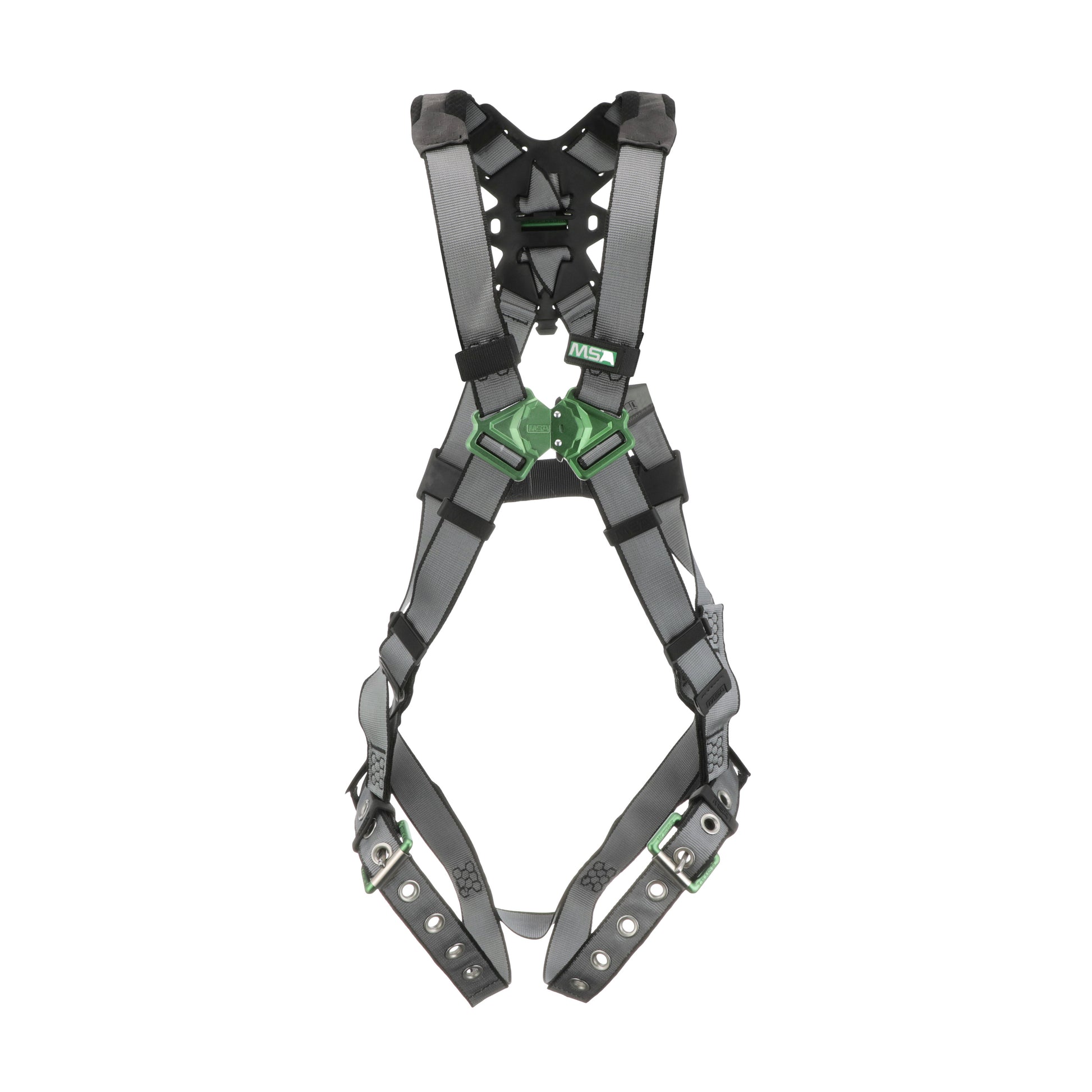 MSA V-FIT Harness w/Back D-Ring - Tongue Buckle Leg Straps - Standard - 10195092