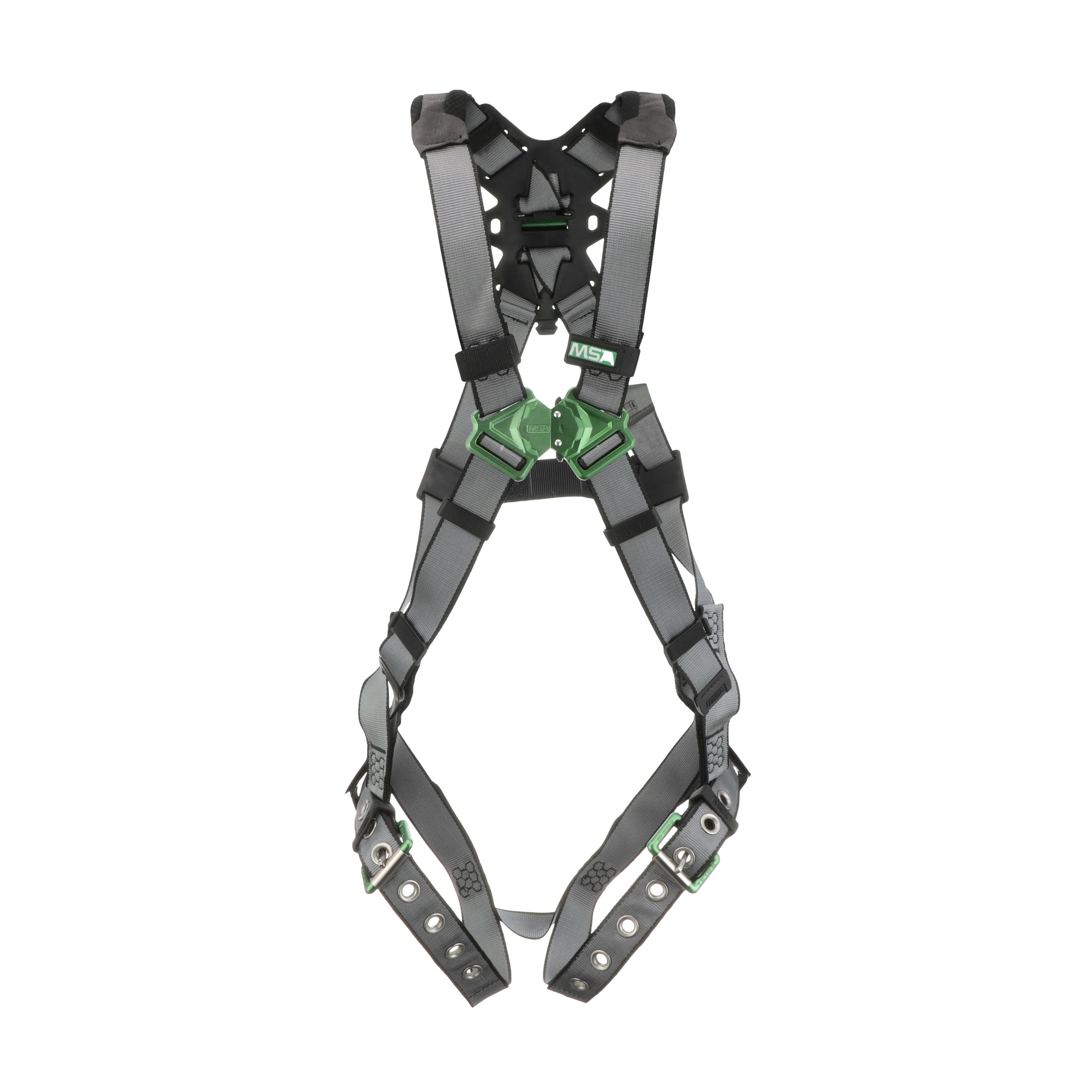 MSA V-FIT Harness w/Back D-Ring - Tongue Buckle Leg Straps - Standard - 10195092