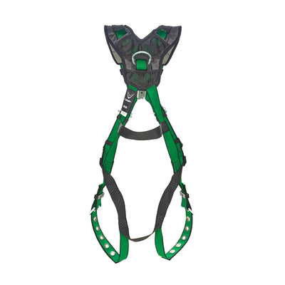 MSA V-FORM+ Harness w/Back D-Ring - Tongue Buckle Leg Straps - Standard - 10205845