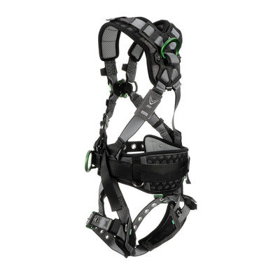 MSA V-FIT Construction Harness w/Back & Side D-Rings - Tongue Buckle Leg Straps - Shoulder & Leg Padding - Standard - 10195181