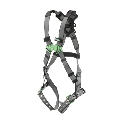 MSA V-FIT Harness w/Back D-Ring - Tongue Buckle Leg Straps - Standard - 10195092
