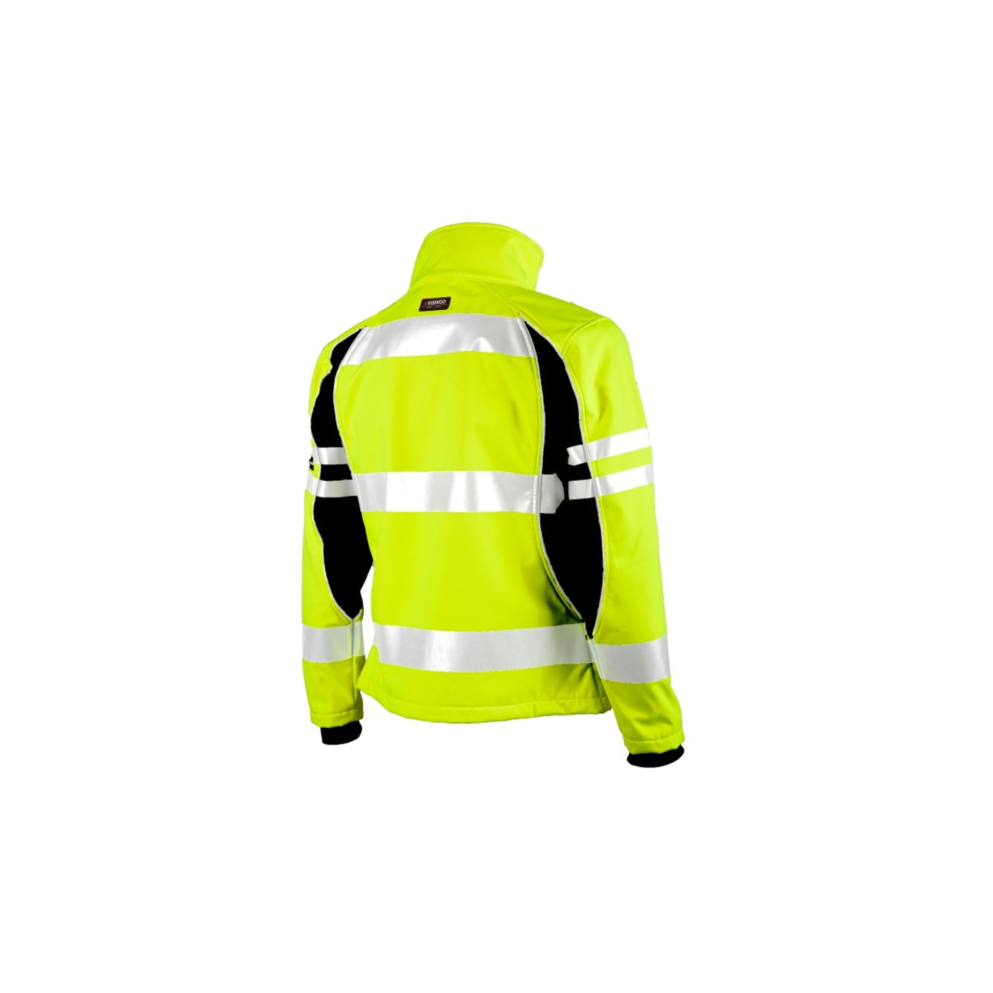ML Kishigo Class 3 Lime Premium Black Series Women'S Soft Shell Jacket