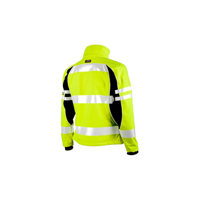 ML Kishigo Class 3 Lime Premium Black Series Women'S Soft Shell Jacket
