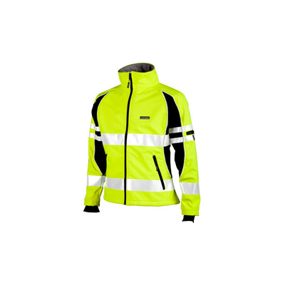 ML Kishigo Class 3 Lime Premium Black Series Women'S Soft Shell Jacket