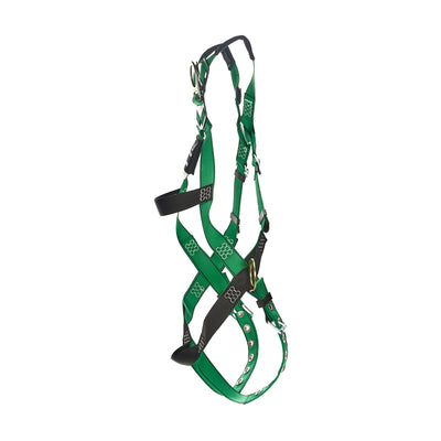 MSA V-FORM Harness w/Back & Side D-Rings - Tongue Buckle Leg Straps Quick Connect Chest Buckle - Standard - 10206062