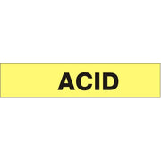 ACID - PIPE MARKER WITH ARROWS - ACID - PIPE MARKER WITH ARROWS, 2.25X13.5, Adhesive Vinyl