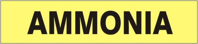AMMONIA - PIPE MARKER