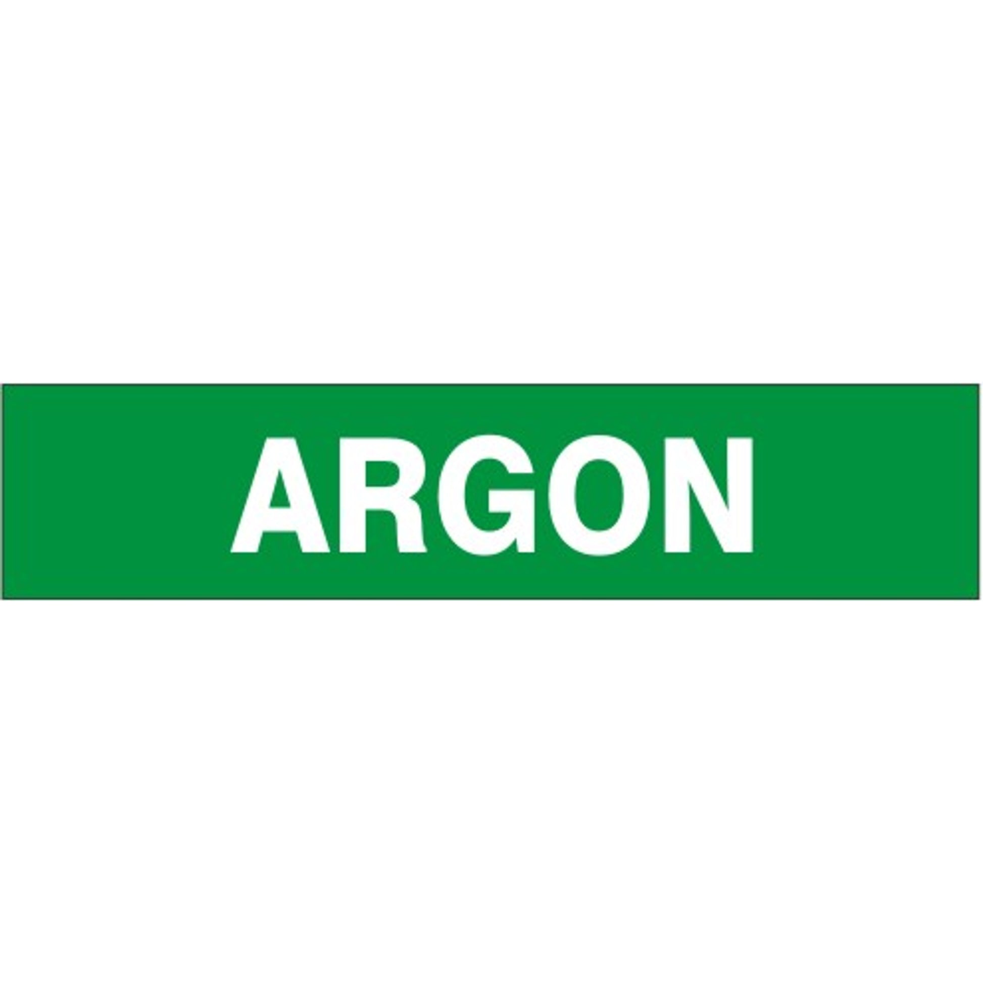 ARGON - PIPE MARKER - ARGON - PIPE MARKER, 1.125X8, Adhesive Vinyl 25/PK
