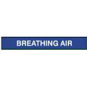BREATHING AIR - PIPE MARKER - BREATHING AIR - PIPE MARKER, 1.125X8, Adhesive Vinyl 25/PK