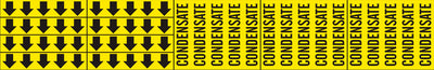 CONDENSATE - PIPE MARKER WITH ARROWS