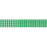 DEIONIZED WATER - PIPE MARKER WITH ARROWS - DEIONIZED WATER - PIPE MARKER WITH ARROWS, 2.25X13.5, Adhesive Vinyl
