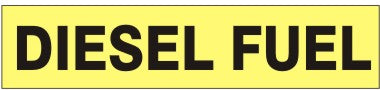 DIESEL FUEL - PIPE MARKER WITH ARROWS