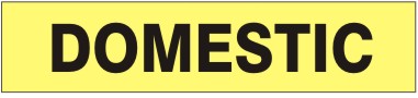 DOMESTIC - PIPE MARKER