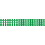 FILTERED WATER - PIPE MARKER WITH ARROWS - FILTERED WATER - PIPE MARKER WITH ARROWS, 2.25X13.5, Adhesive Vinyl