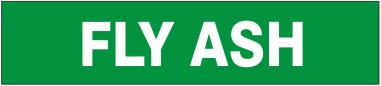 FLY ASH - PIPE MARKER