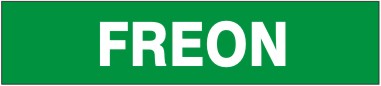FREON - PIPE MARKER