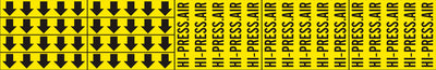 HI-PRESS. AIR - PIPE MARKER WITH ARROWS
