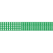 REFRIGERATED WATER - PIPE MARKER WITH ARROWS - REFRIGERATED WATER - PIPE MARKER WITH ARROWS, 2.25X13.5, Adhesive Vinyl