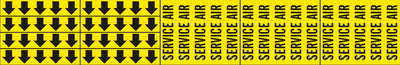 SERVICE AIR - PIPE MARKER WITH ARROWS