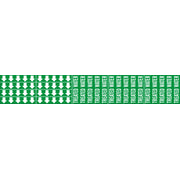 TREATED WATER - PIPE MARKER WITH ARROWS - TREATED WATER - PIPE MARKER WITH ARROWS, 2.25X13.5, Adhesive Vinyl