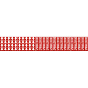 SPRINKLER FIRE - PIPE MARKER WITH ARROWS - SPRINKLER FIRE - PIPE MARKER WITH ARROWS, 2.25X13.5, Adhesive Vinyl
