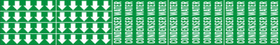 CONDENSER - PIPE MARKER WITH ARROWS