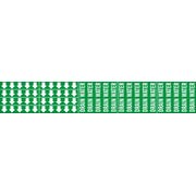DRAIN WATER - PIPE MARKER WITH ARROWS - DRAIN WATER - PIPE MARKER WITH ARROWS, 2.25X13.5, Adhesive Vinyl