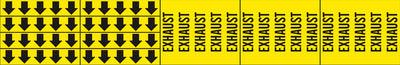 EXHAUST - PIPE MARKER WITH ARROWS