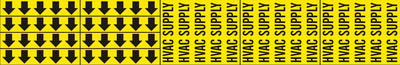 HVAC SUPPLY - PIPE MARKER WITH ARROWS