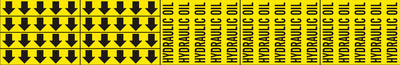 HYDRAULIC OIL - PIPE MARKER WITH ARROWS
