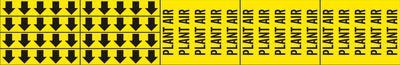 PLANT AIR - PIPE MARKER WITH ARROWS
