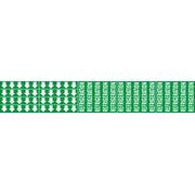 REFRIGERATION - PIPE MARKER WITH ARROWS - REFRIGERATION - PIPE MARKER WITH ARROWS, 2.25X13.5, Adhesive Vinyl
