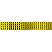 STEAM RETURN - PIPE MARKER WITH ARROWS - STEAM RETURN - PIPE MARKER WITH ARROWS, 2.25X13.5, Adhesive Vinyl