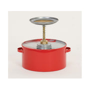 Eagle Plunger Dispensing Can - 2 Quart - Dasher screen - Galvanized Steel - Red - P702
