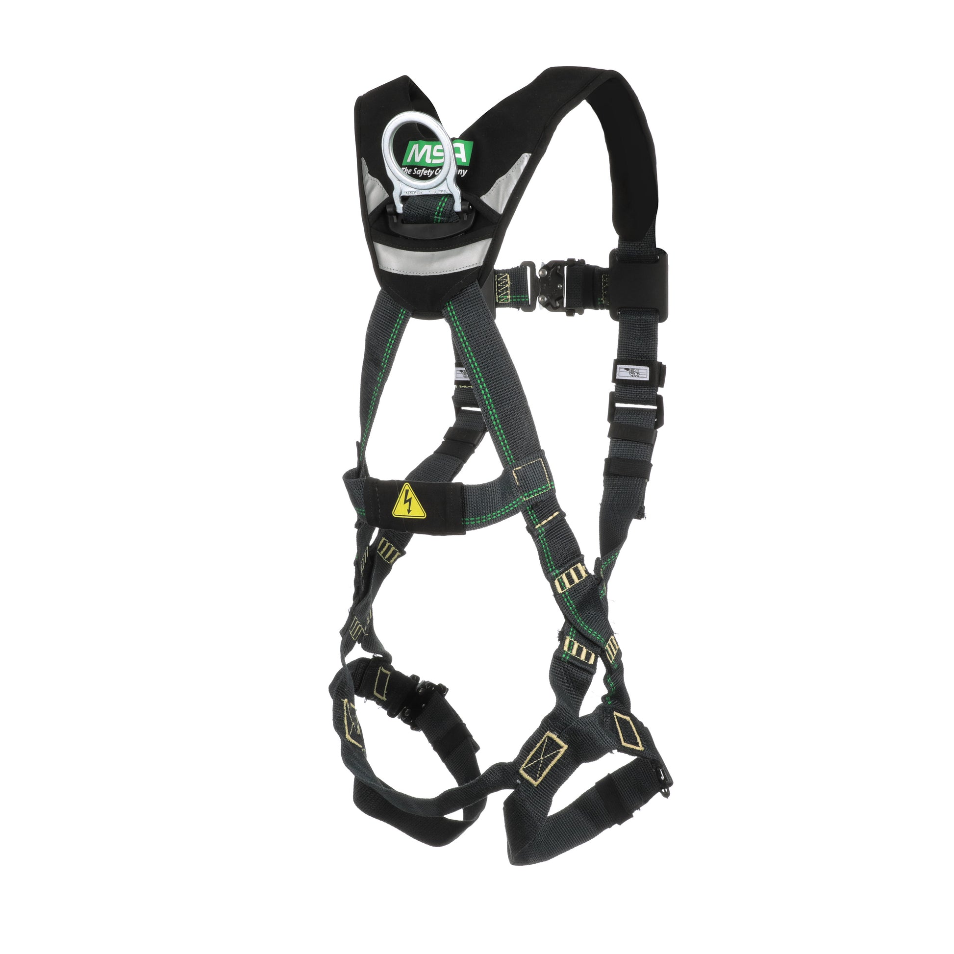 MSA EVOTECH Arc Flash Harness w/Back D-Ring - Quick-Connect leg straps - Shoulder Padding - X-Small (XSM) - 10150143