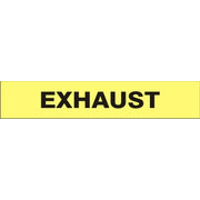EXHAUST - PIPE MARKER - EXHAUST - PIPE MARKER, 3X24, Adhesive Vinyl