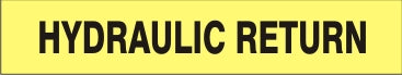 HYDRAULIC RETURN - PIPE MARKER