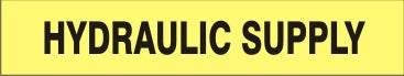 HYDRAULIC SUPPLY - PIPE MARKER