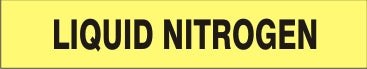 LIQUID NITROGEN - PIPE MARKER