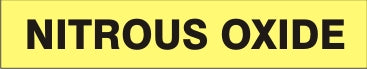 NITROUS OXIDE - PIPE MARKER