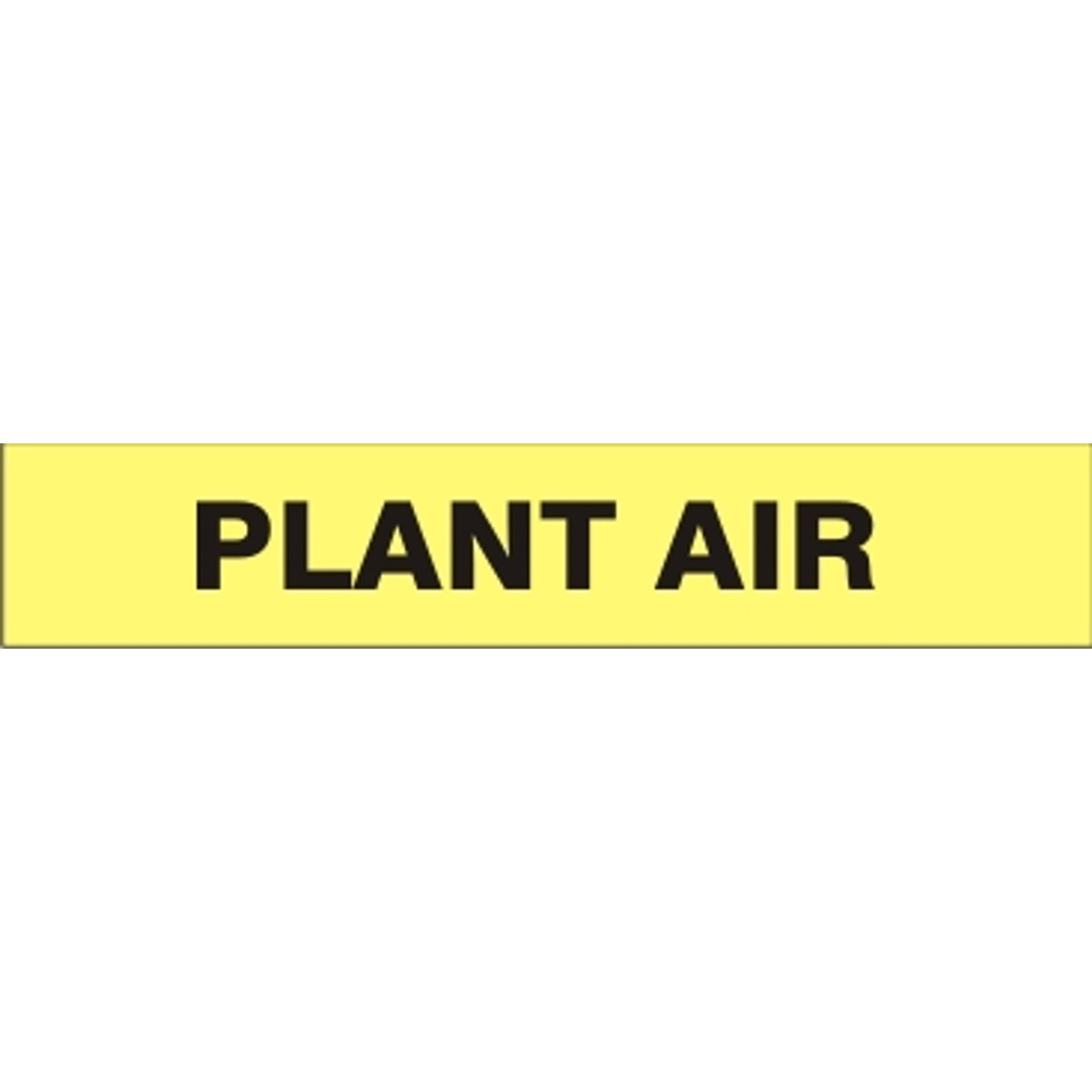 PLANT AIR - PIPE MARKER - PLANT AIR - PIPE MARKER, 3X24, Adhesive Vinyl