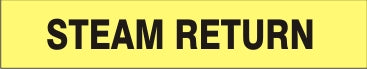STEAM RETURN - PIPE MARKER