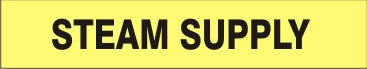 STEAM SUPPLY - PIPE MARKER