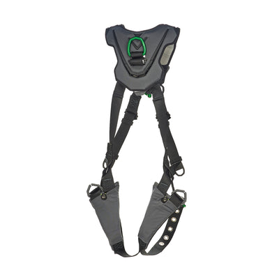 MSA V-FLEX Standard Harness w/Back & Front D-Rings - Tongue Buckle Leg Straps - Standard - 10211321
