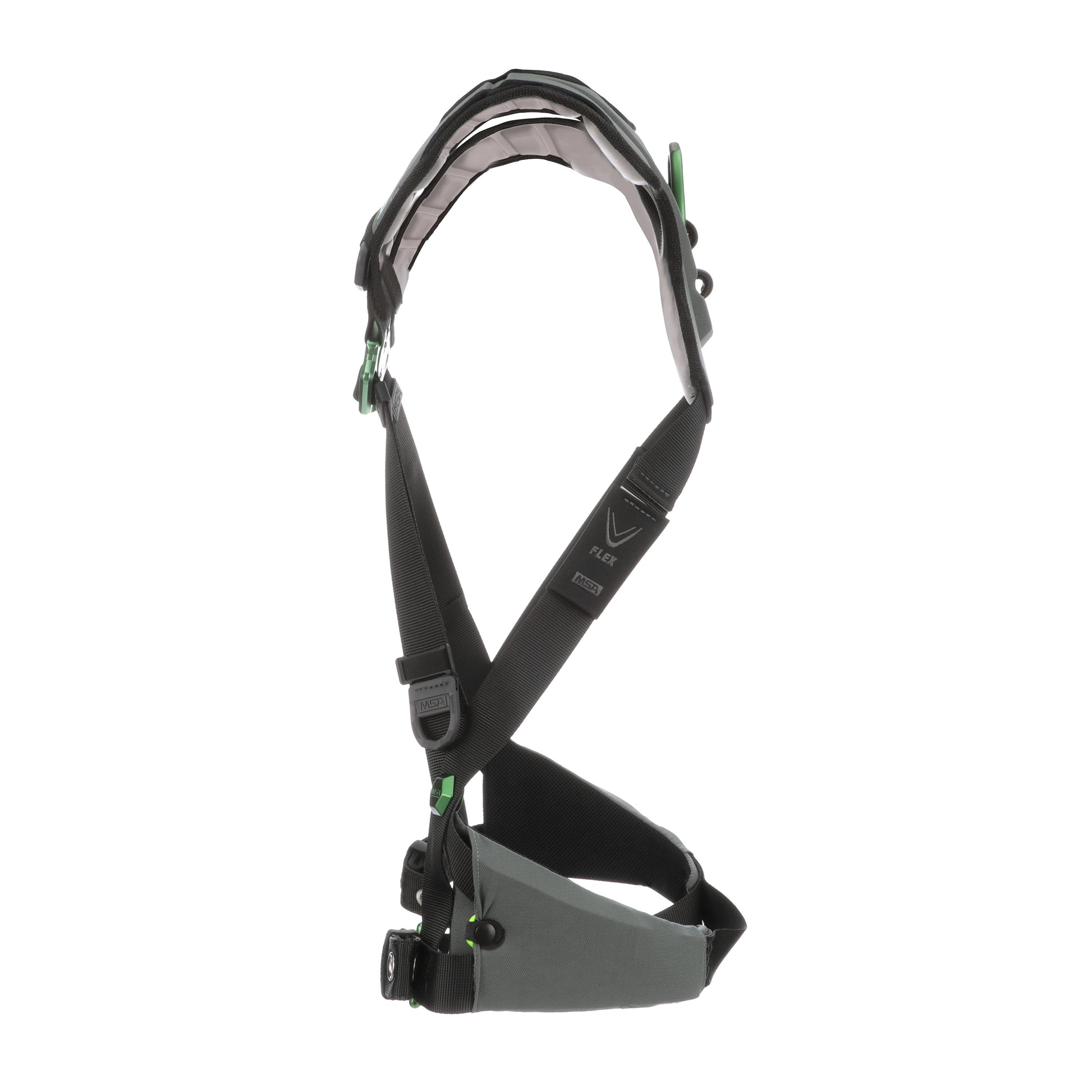MSA V-FLEX Harness w/Back D-Ring - Tongue Buckle Leg Straps - Standard - 10239984