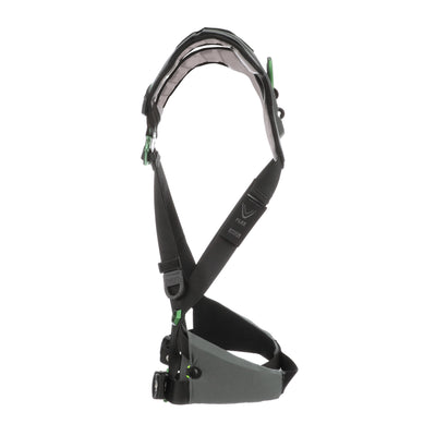 MSA V-FLEX Harness w/Back D-Ring - Tongue Buckle Leg Straps - Extra Large - 10239985